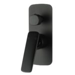 Black Wall Mixer With Diverter