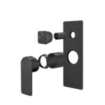 VOG Series Black Wall Mixer with Diverter Trim Kit(match CLPD)