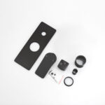VOG Series Black Wall Mixer with Diverter Trim Kit(match CLPD)