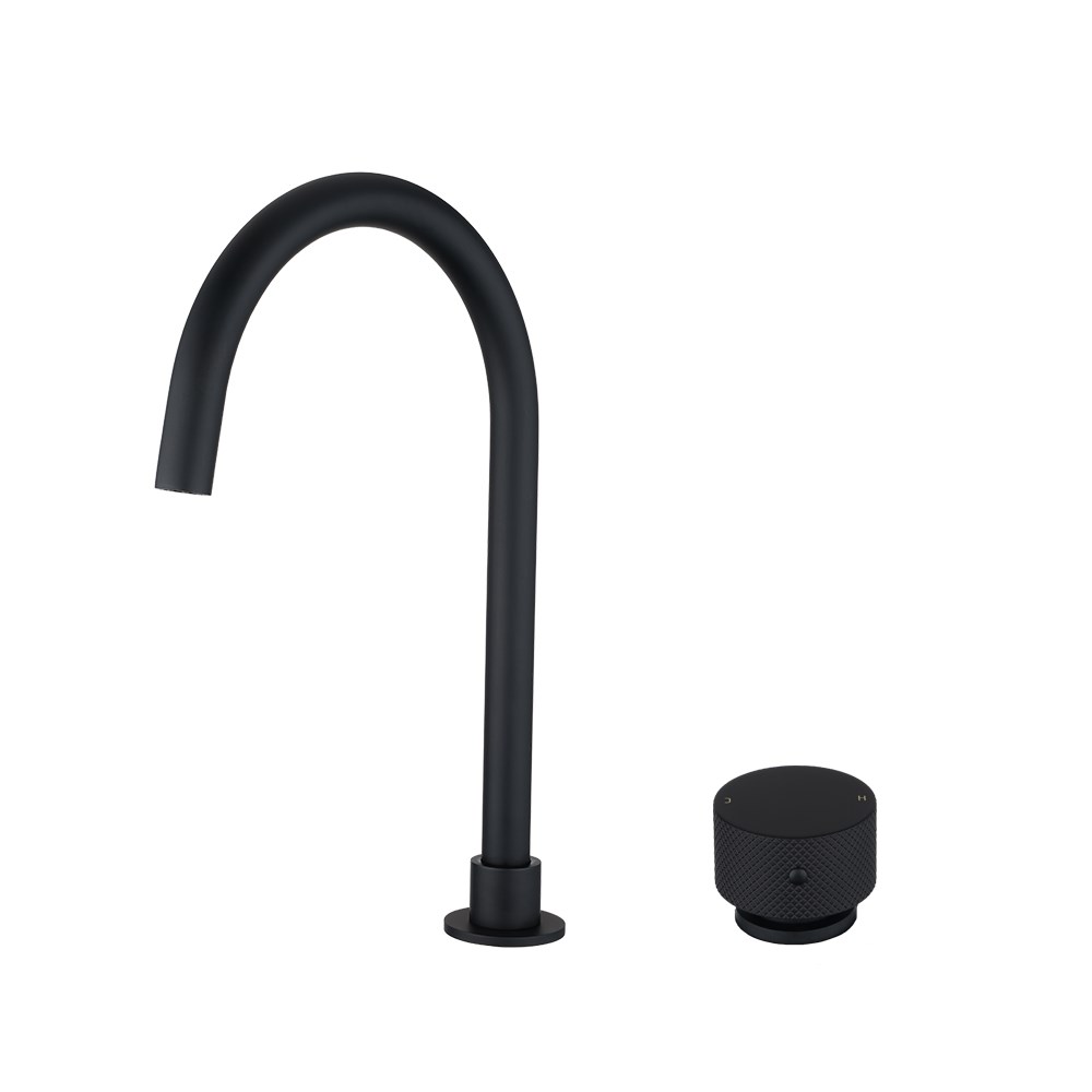 MOON - Black Swivel Basin Mixer 1 MOON - Black Swivel Basin Mixer