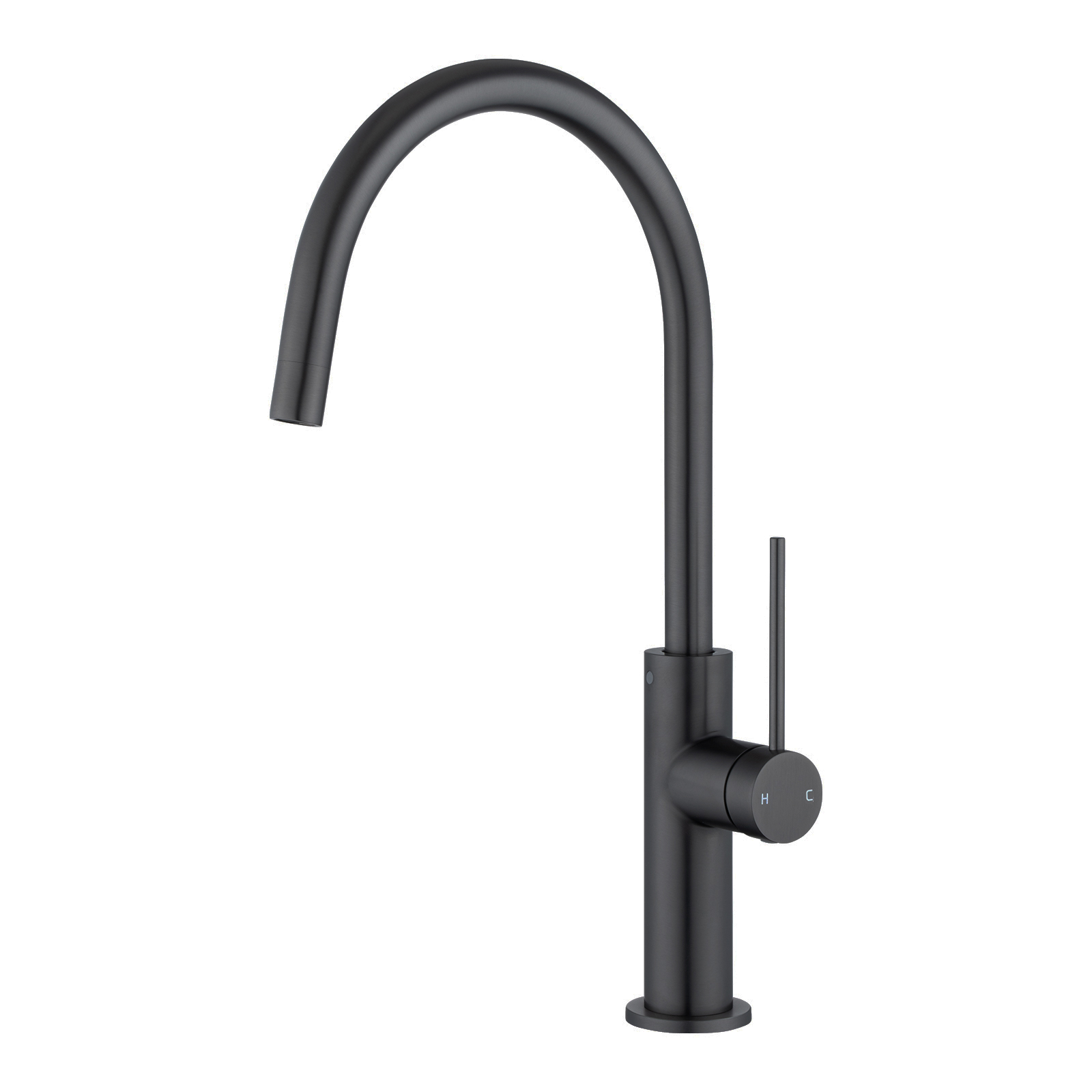 Black Standard Slim Stainless Steel Kitchen Mixer With 360° Swivel Spout 1 Black Standard Slim Stainless Steel Kitchen Mixer With 360° Swivel Spout