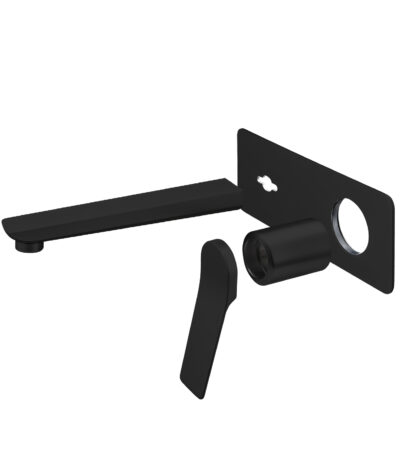 RUSHY Series Black Spout Mixer Trim Kit (match CLPS)