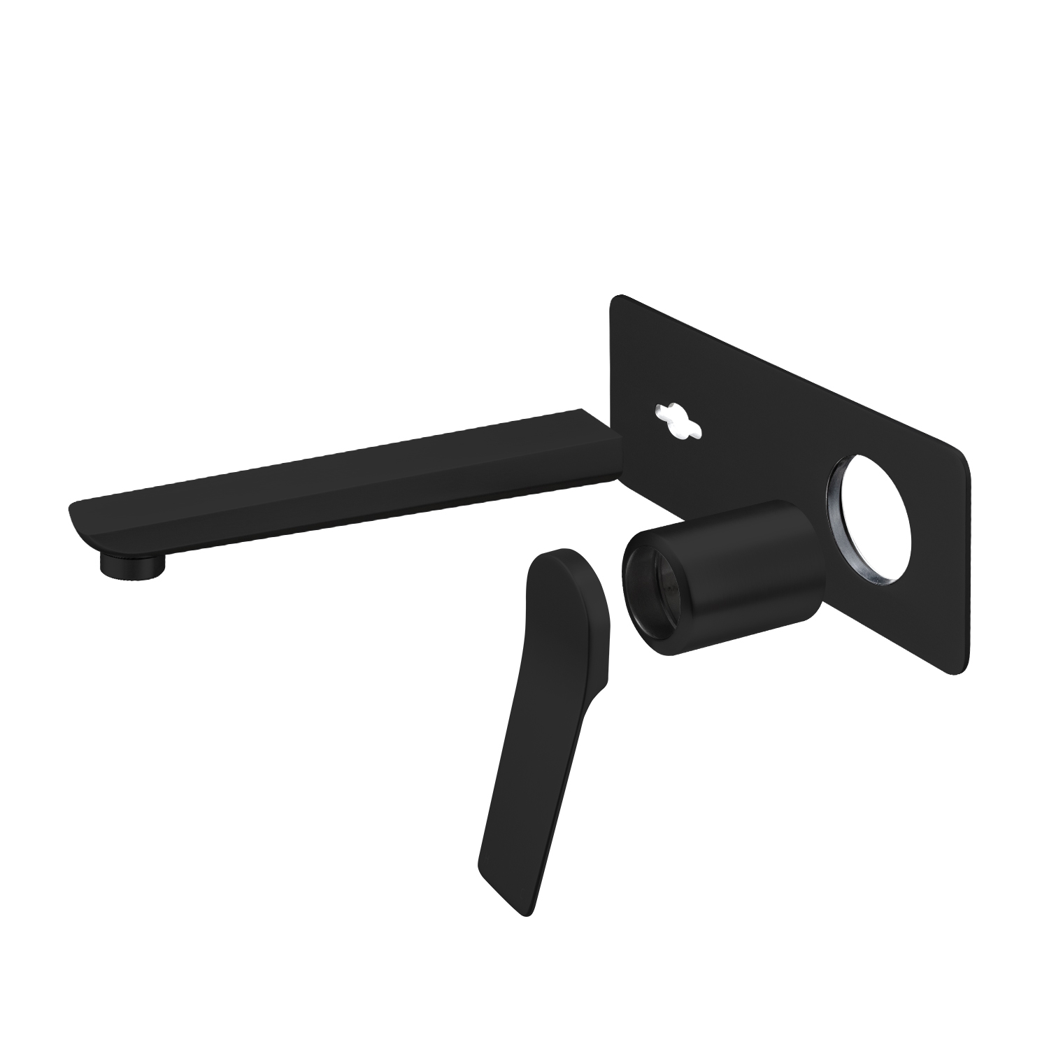 RUSHY Series Black Spout Mixer Trim Kit (match CLPS) 1 RUSHY Series Black Spout Mixer Trim Kit (match CLPS)
