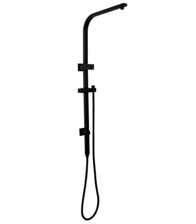 Black Shower Rail