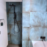 Black Shower Rail