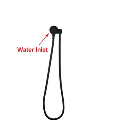Black Shower Rail