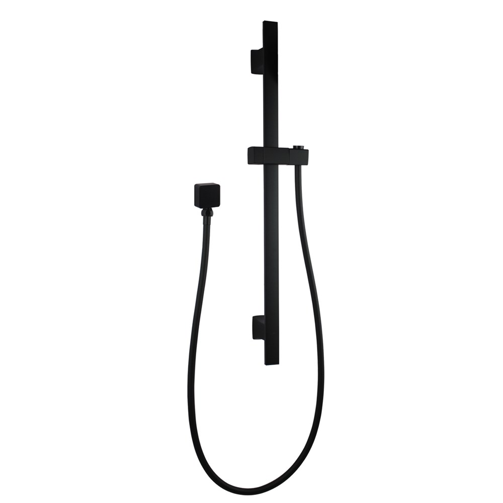 Black Shower Rail 1 Black Shower Rail