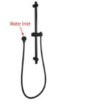 Black Shower Rail