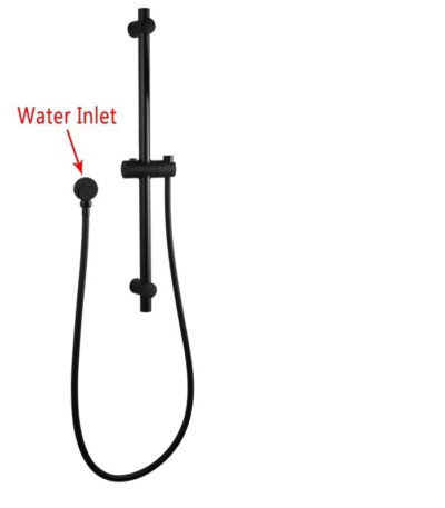 Black Shower Rail
