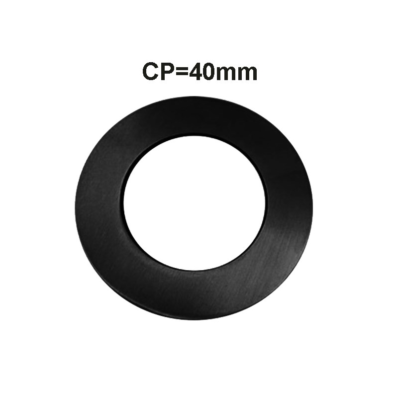 Black Cover Plate 40mm 1 Black Cover Plate 40mm