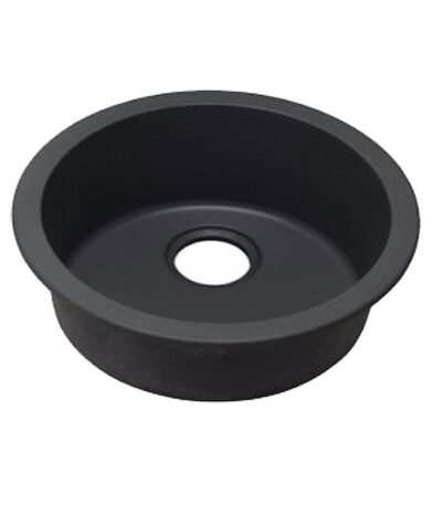 460mm Black Granite Single Bowl Kitchen Sink