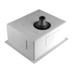 510x440x230mm Gun Metal Grey Stainless Steel Single Bowl Kitchen Sink