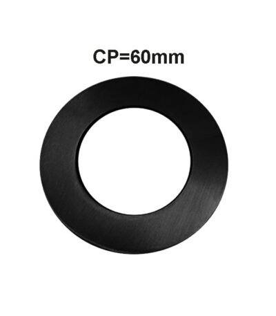 Black Cover Plate 60mm