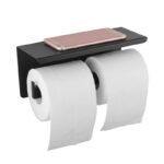 IVANO - Black Toilet Paper Holder
