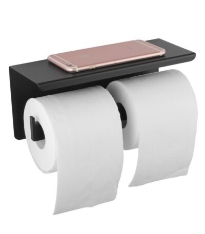 IVANO - Black Toilet Paper Holder