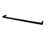 RUSHY - 800mm Black Single Towel Rail