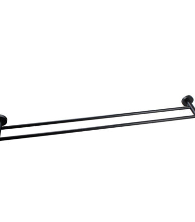 LUCID PIN - Black Cuttable Double Towel Rail