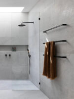 250mm Black Shower Head