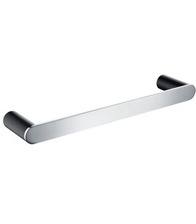 RUSHY - Black & Chrome Hand Towel