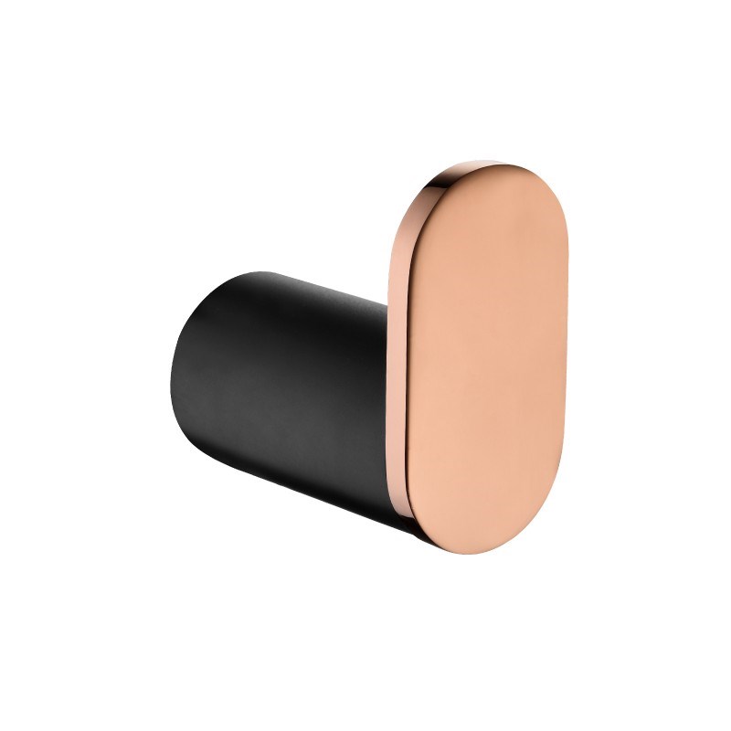 Black & Rose Gold Robe Hook 1 Black & Rose Gold Robe Hook
