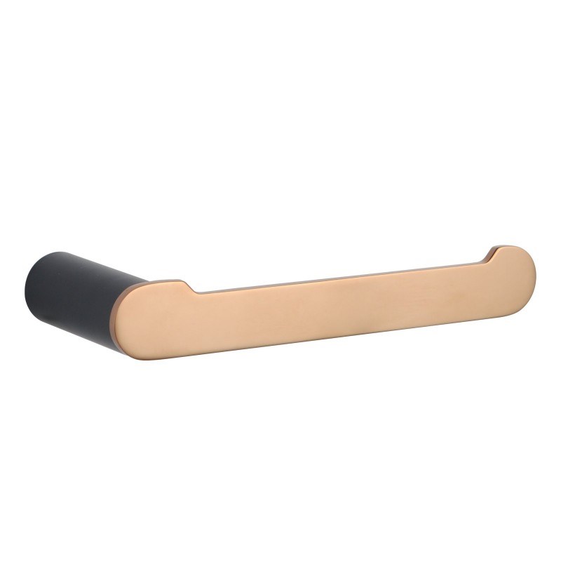 Black & Rose Gold Toilet Paper Holder 1 Black & Rose Gold Toilet Paper Holder