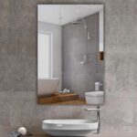 600x450mm Pencil Edge Rectangle Plain Mirror