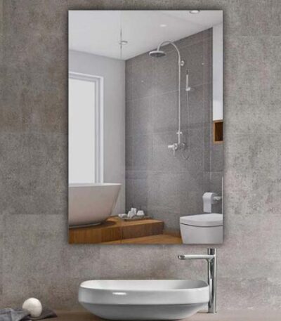 900x750mm Pencil Edge Rectangle Plain Mirror