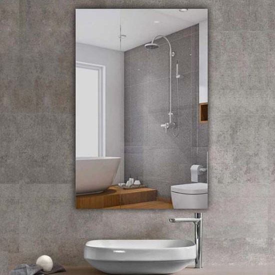 900x750mm Pencil Edge Rectangle Plain Mirror 1 900x750mm Pencil Edge Rectangle Plain Mirror