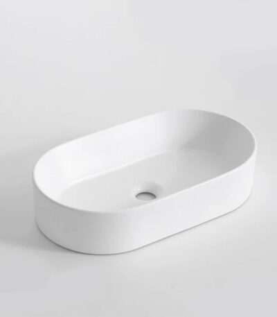 520x300x120mm Matte White Above Counter Basin