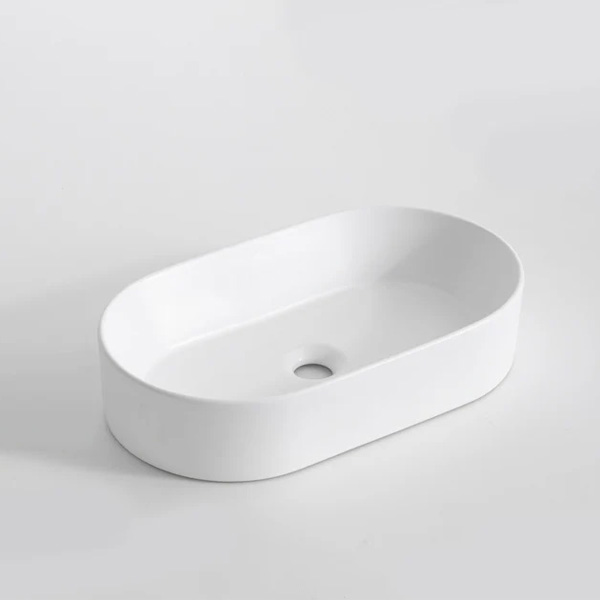 520x300x120mm Matte White Above Counter Basin 1 520x300x120mm Matte White Above Counter Basin