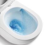 BERLIN 670*360*850mm Gloss White Quiet Flushing Back to Wall Two-piece Toilet Suite