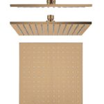 250mm Rose Gold Shower Head