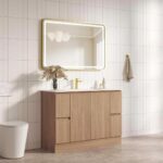 1175*450*830mm RITA Freestanding Elegant Oak Cabinet