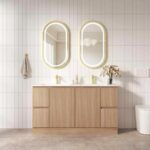 1480*450*830mm RITA Freestanding Elegant Oak Cabinet