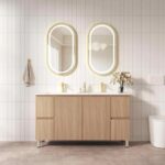1480*450*830mm RITA Freestanding Elegant Oak Cabinet