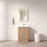 586*450*830mm RITA Freestanding Elegant Oak Cabinet