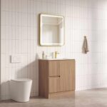730*450*830mm RITA Freestanding Elegant Oak Cabinet (LHD)