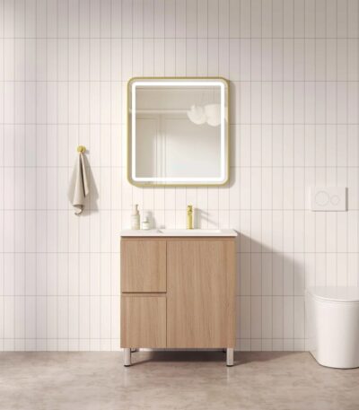730*450*830mm RITA Freestanding Elegant Oak Cabinet (LHD)