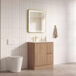 730*450*830mm RITA Freestanding Elegant Oak Cabinet (RHD)