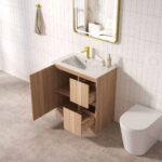 730*450*830mm RITA Freestanding Elegant Oak Cabinet (RHD)