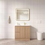 880*450*830mm RITA Freestanding Elegant Oak Cabinet (RHD)