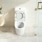 RIVO 620*385*835mm Gloss White Quiet Flushing Back to Wall Toilet Suite