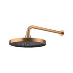 Amoza 300 mm Straight Wall Shower Head & Arm 2 pk