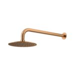 Amoza 250 mm Straight Wall Shower Head & Arm 2 pk