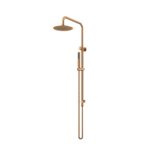 Amoza 200 mm Head & 1 F H/S Twin Shower On Rail 3 pk