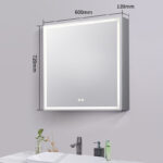 600x720x139mm LED Shaving Cabinet