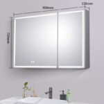 900x720x139mm LED Shaving Cabinet