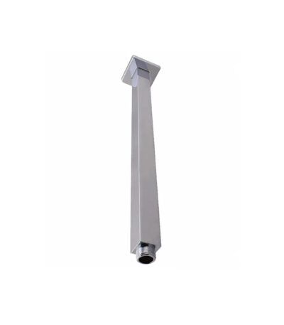 Brushed Nickel Square Ceiling Shower Arm 400mm