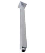 Brushed Nickel Square Ceiling Shower Arm 400mm