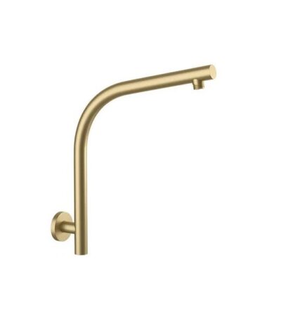 Brushed Yellow Gold Wall Mounted Shower Arm